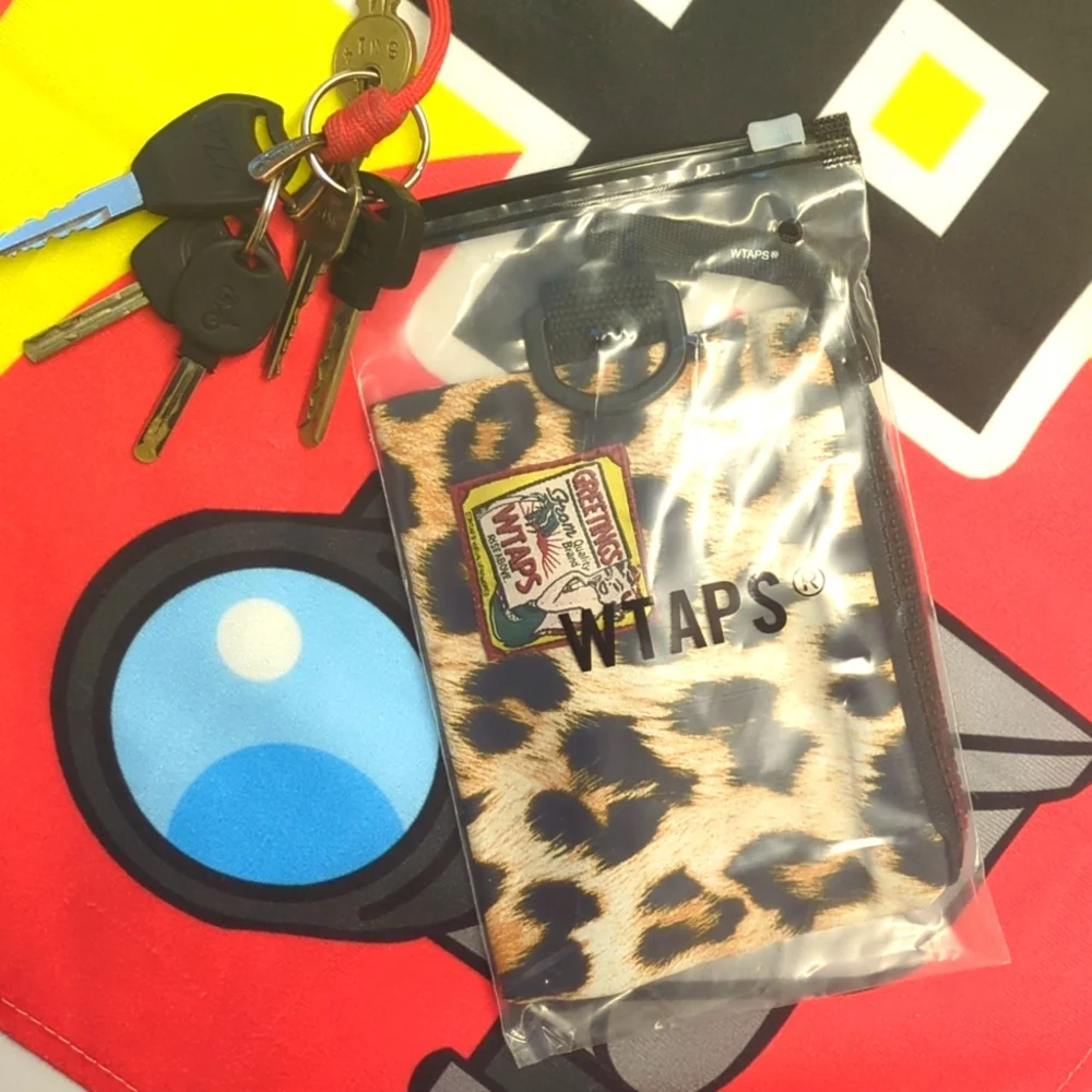 WTAPS - Leopard Print Pouch Wallet